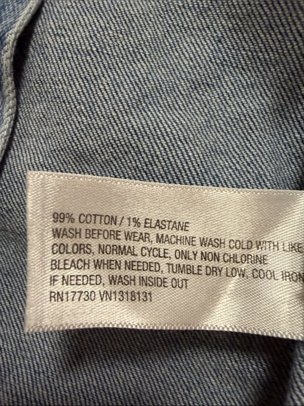 Art Class Kids Light Wash Distressed Denim Trucker Jacket Sz M (8)